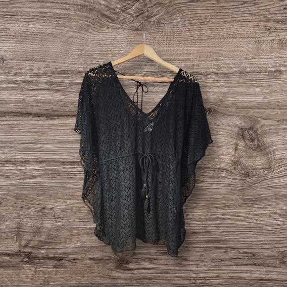 Miken Top Cover Up Black Mesh - Picture 1 of 7